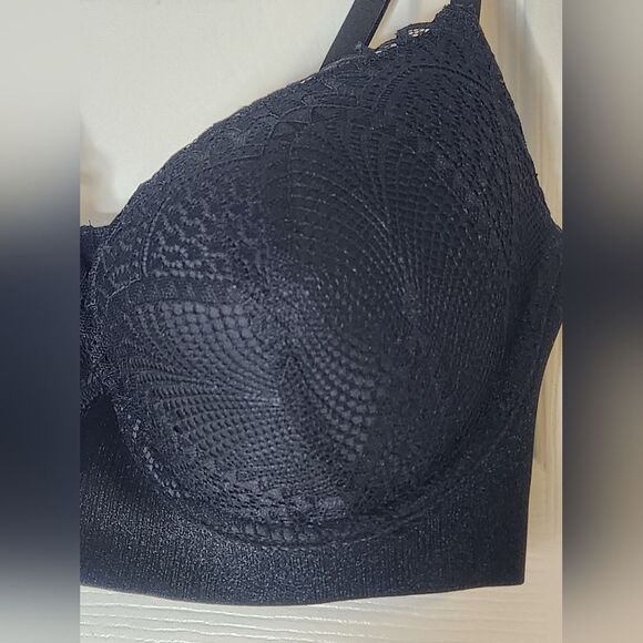 Adrienne Vittadini Women’s Bra Sz 38C Coral Floral Lace Padded Underwire - Picture 4 of 8